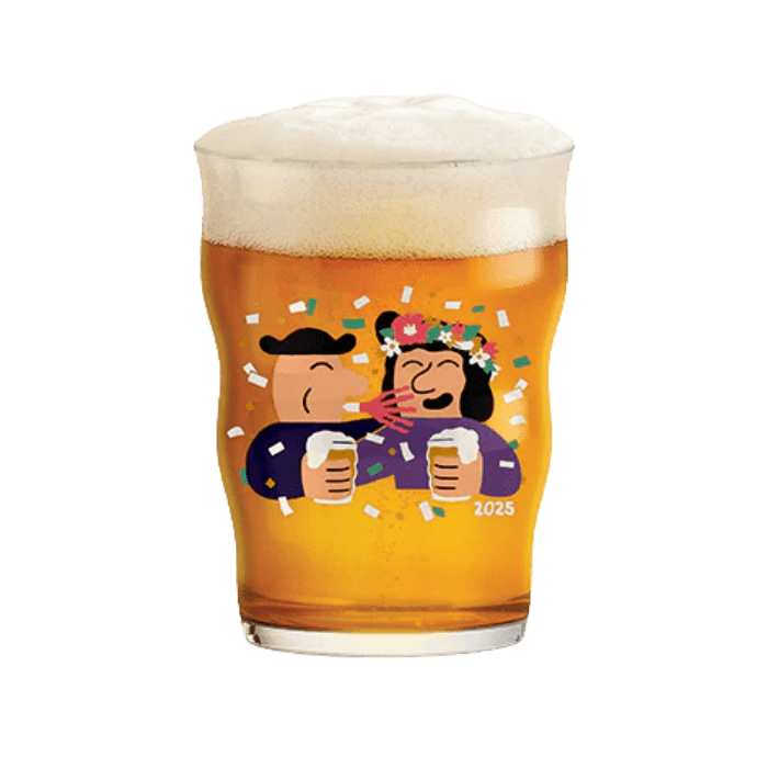 Holmegaard x Mikkeller Beer Glasses - Annual Class, 2025, V: 13.5 oz