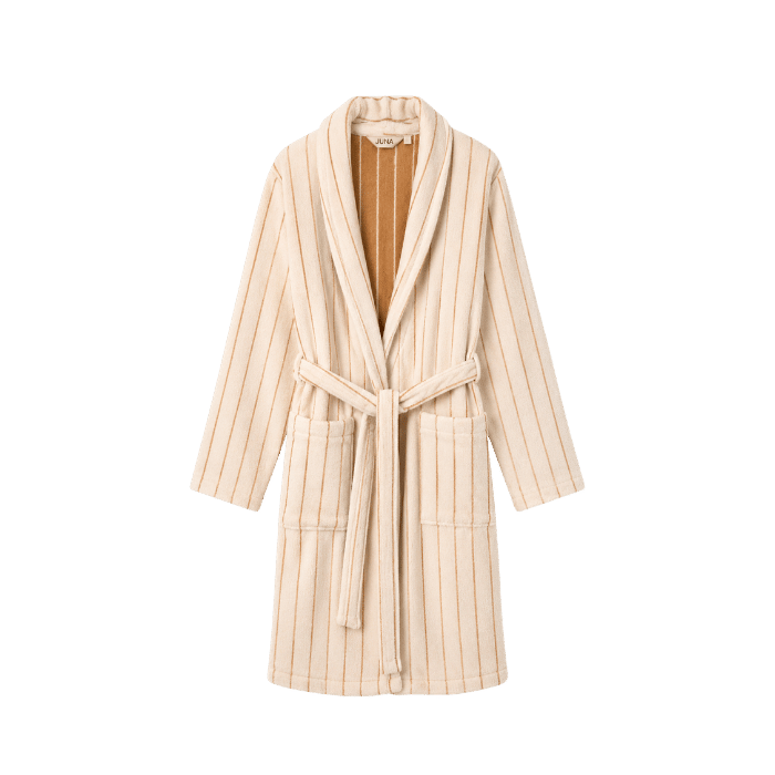 JUNA Soft Collection - Bathrobe, Off-White, S/M