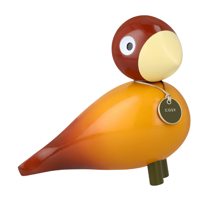 Kay Bojesen Birds - Story Bird Cozy, Orange, H: 6.1