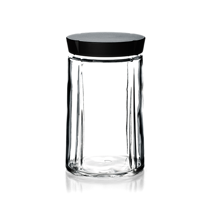 Rosendahl Grand Cru Storage Jar - Black, V: 33.8 oz