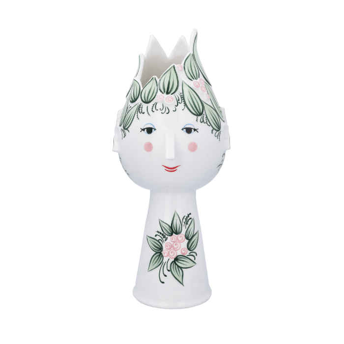 Bjørn Wiinblad Titania - Vase, Green, H: 19.7