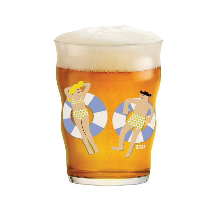 Holmegaard x Mikkeller Beer Glasses - Annual Glass, 2026, V: 13.5 oz