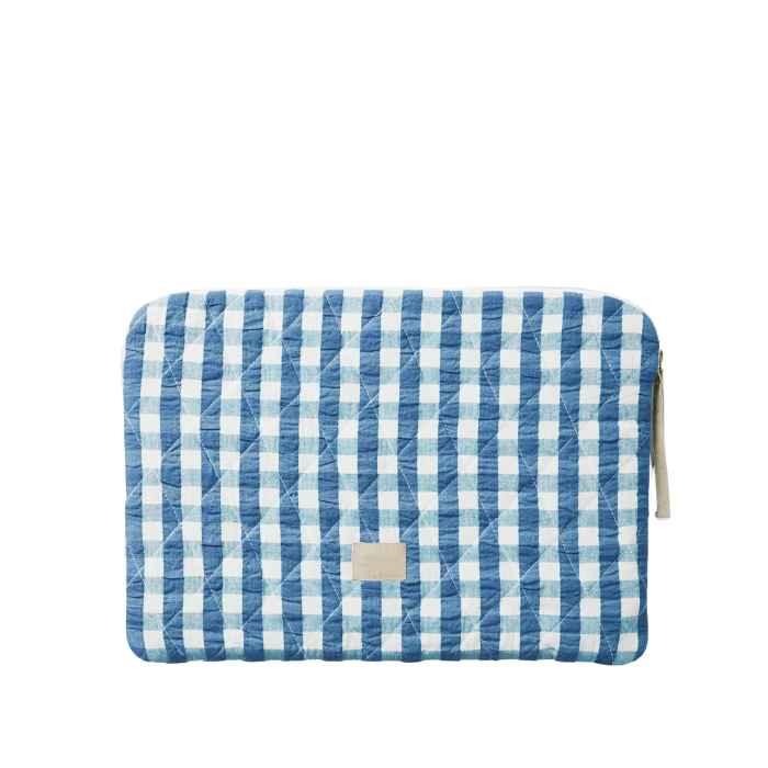 JUNA Pondus Computer Sleeve - Dark Blue/White