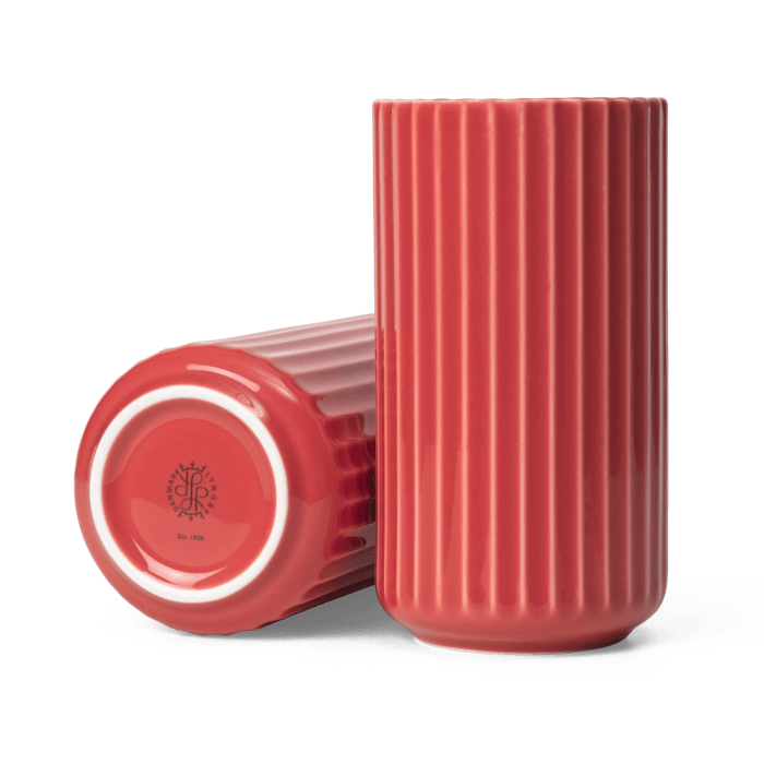 Lyngby Porcelæn Lyngby Vase - Red, H: 6.1