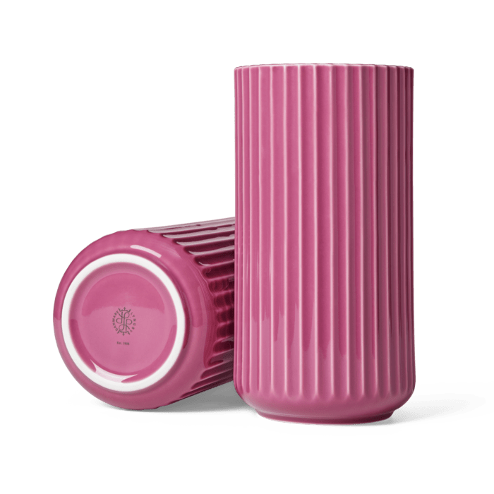 Lyngby Porcelæn Lyngby Vase - Purple, H: 8.1