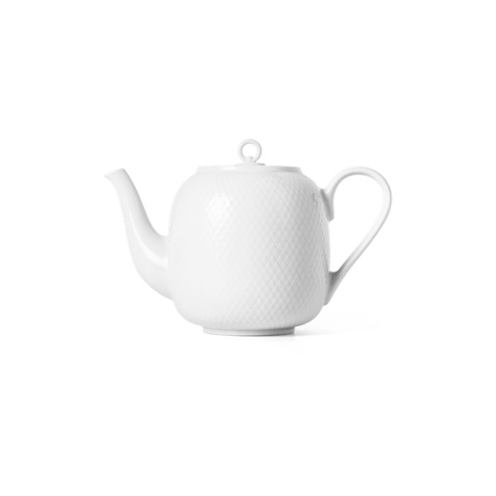 Lyngby Porcelæn Rhombe White Serveware - Teapot, V: 64.2 oz