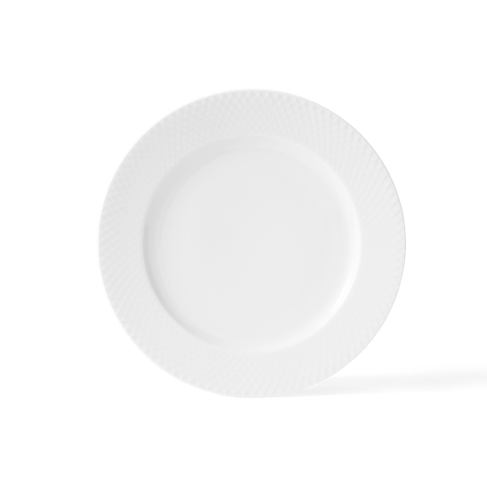 Lyngby Porcelain Rhombe Plates - Ø: 10.6