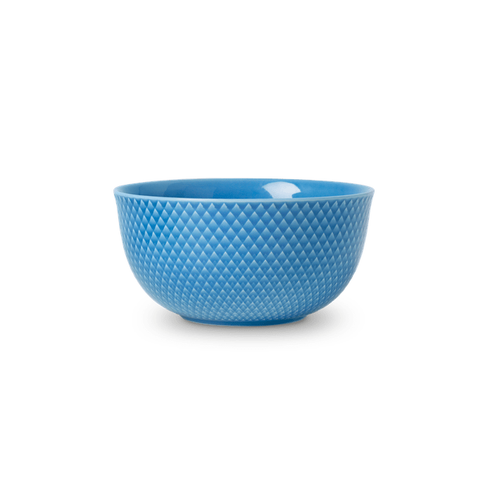Lyngby Porcelain Rhombe Color Bowls - Blue, Ø: 6.9