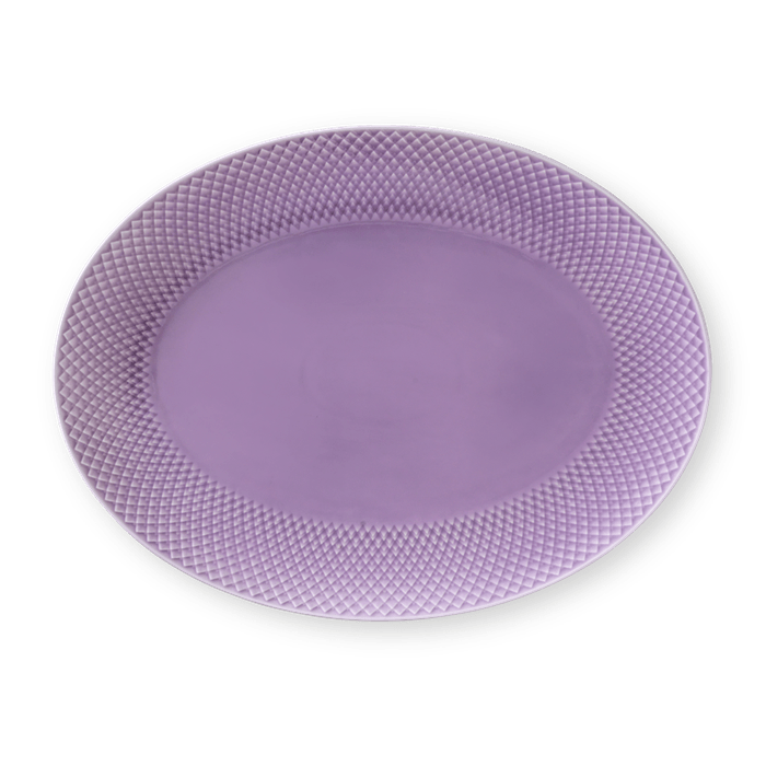 Lyngby Porcelæn Rhombe Color Serveware - Serving Dish, Purple, W: 13.8
