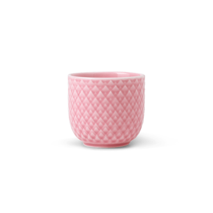 Lyngby Porcelæn Rhombe Color Serveware - Egg Cup, Rose, H: 1.8