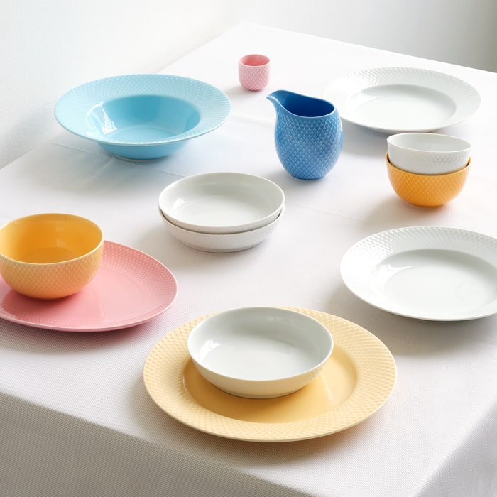 Lyngby Porcelæn Rhombe Color Dinner Plate