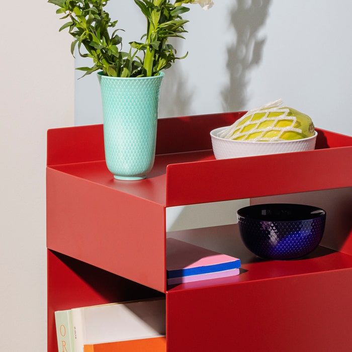 Lyngby Porcelain Rhombe Color Bowls