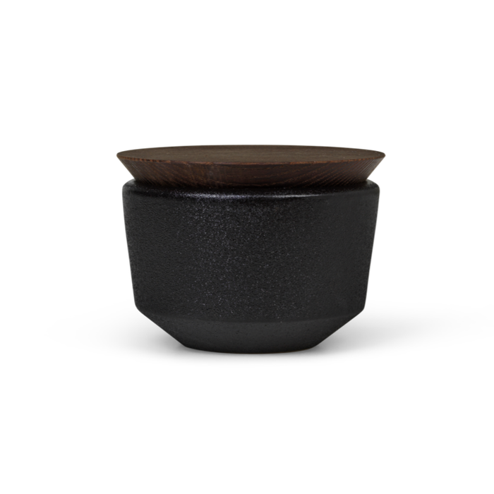 Rosendahl RA Multi Purpose - Salt Cellar with Lid, Black, H: 2.8