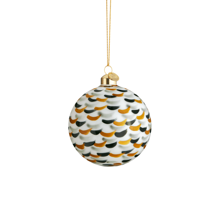 Holmegaard Souvenir Bauble - Strokes Green