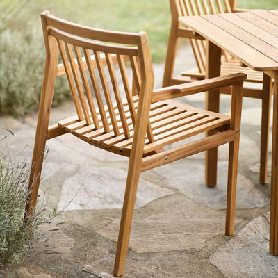 FDB Møbler M1 - Sammen - Garden Chair Teak Solid Nature Oiled by Thomas E. Alken