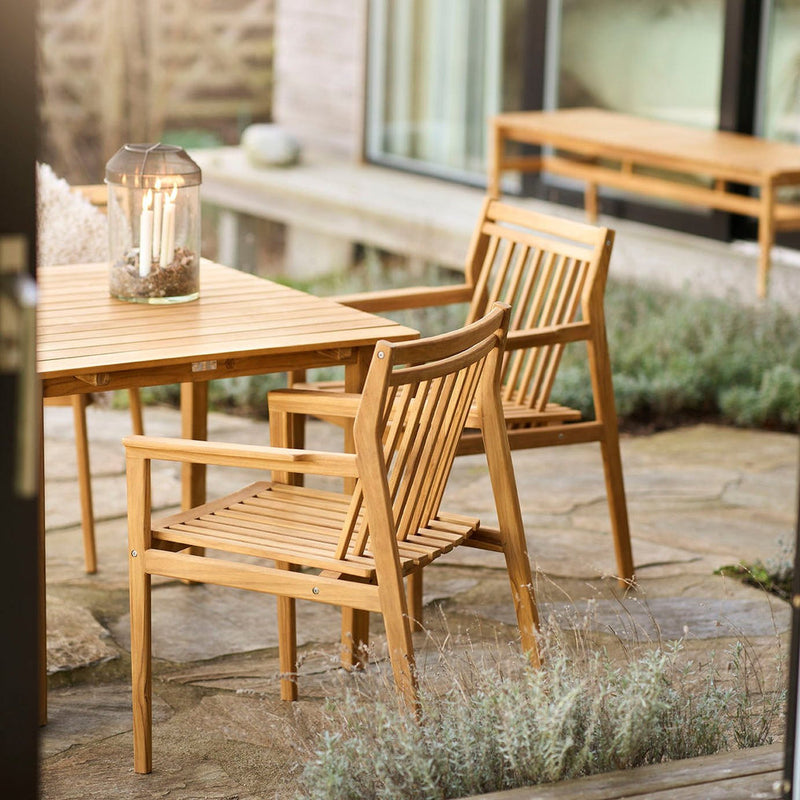 FDB Møbler M1 - Sammen - Garden Chair Teak Solid Nature Oiled by Thomas E. Alken