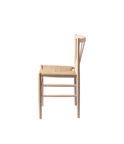 FDB Møbler J80 - Chair - Nordic Swan Ecolabel Beech Nature Soap-Treated Nature by Jørgen Bækmark