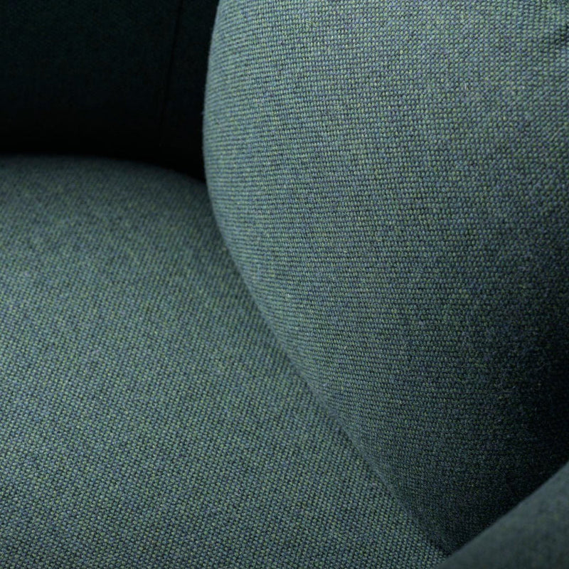 FDB Møbler L35 - Gesja - Wing Chair Oak Solid Nature Lacquered MLF Green (32) by Foersom & Hiort-Lorenzen
