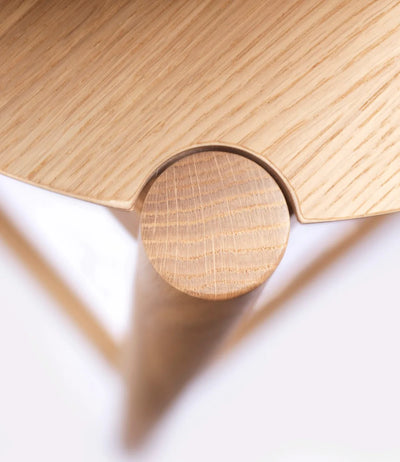 FDB Møbler J185 - Øst - Counter chair Oak Nature Lacquered Oak veneer Nature by Stine Lundgaard Weigelt