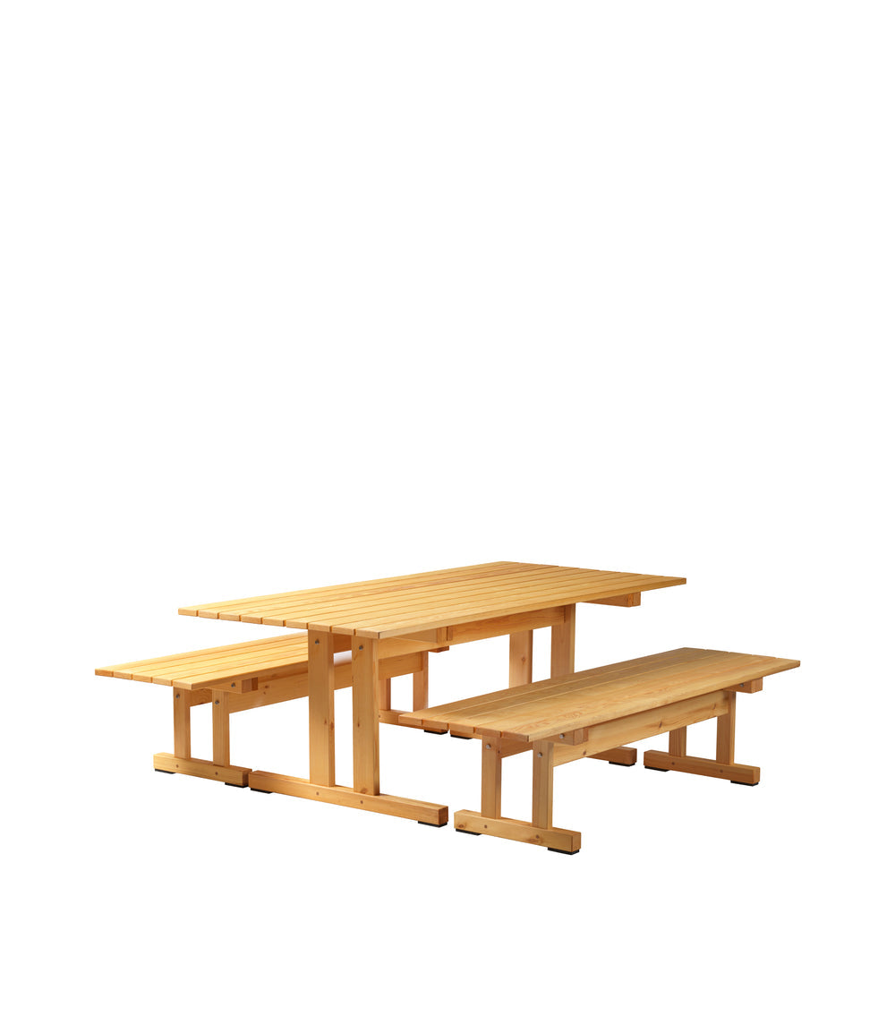 FDB Møbler M15 - Ermelunden - Bench W/O Backrest Pine Nature Oiled by Børge Mogensen