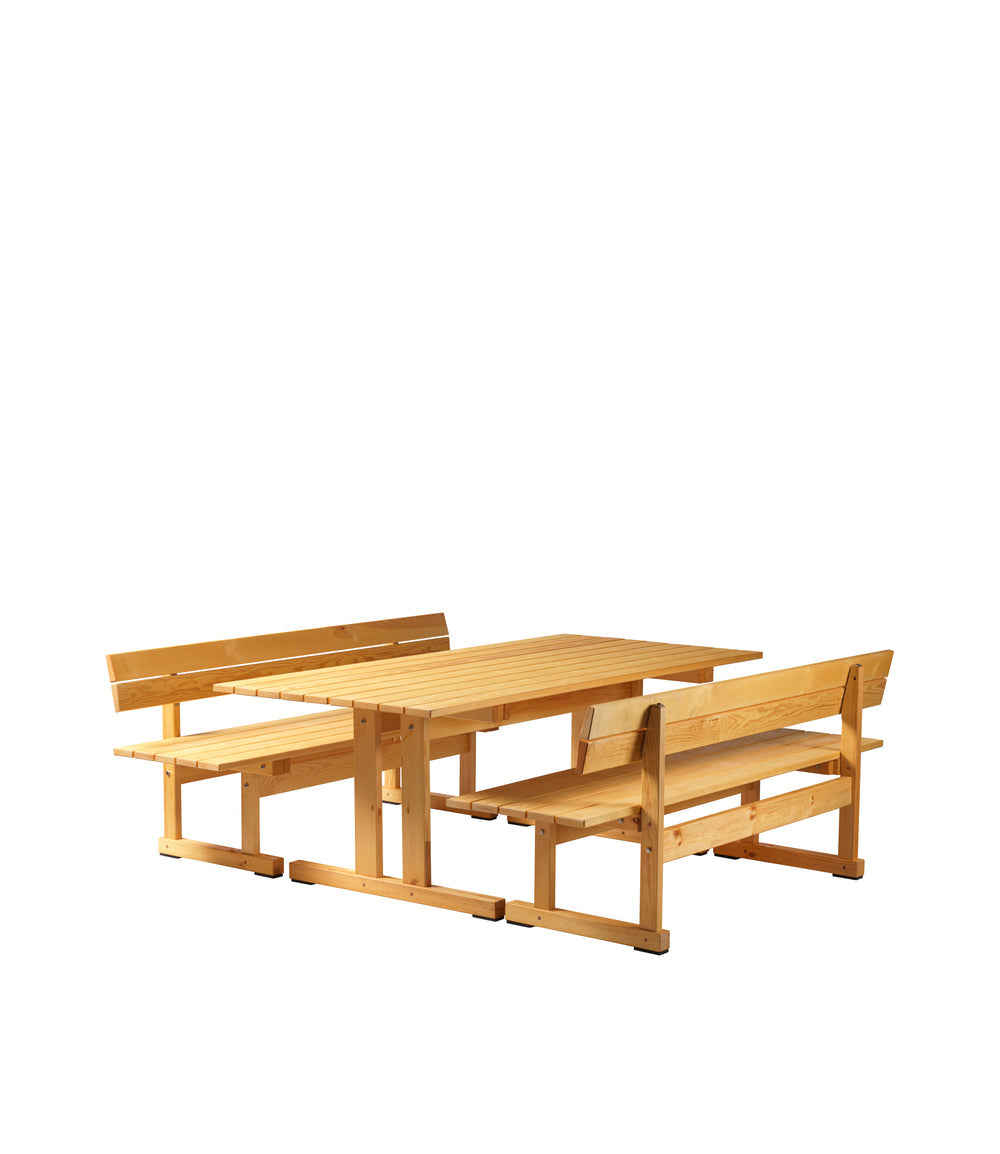 FDB Møbler M16 - Ermelunden - Bench With Backrest Pine Nature Oiled by Børge Mogensen
