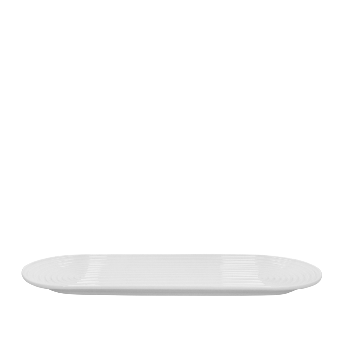 Lyngby Porcelæn Lyngby Tura - Oval Serving Dish, White, W: 18.9