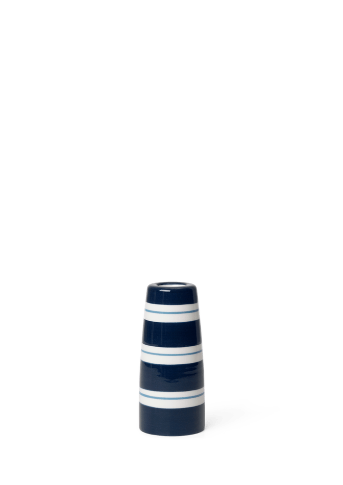 Kahler Omaggio Nuovo - Candle Holder, Dark Blue, H: 4.7