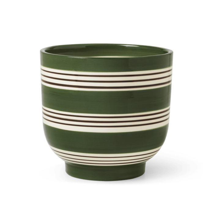 Kahler Omaggio Nuovo - Flower Pot, Green, Ø: 5.9