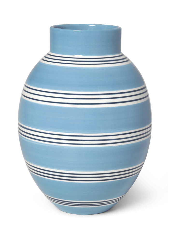 Kahler Omaggio Nuovo - Vase, Blue, H: 11.8