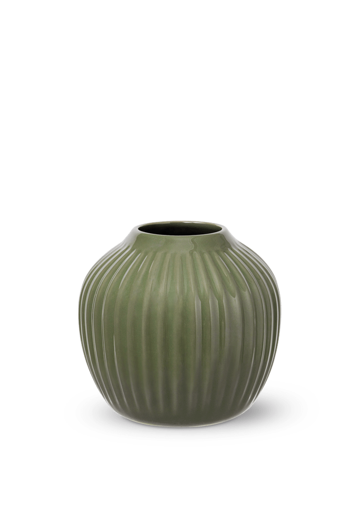 Kähler Hammershøi Vase, Dark Green - 5.1 inches