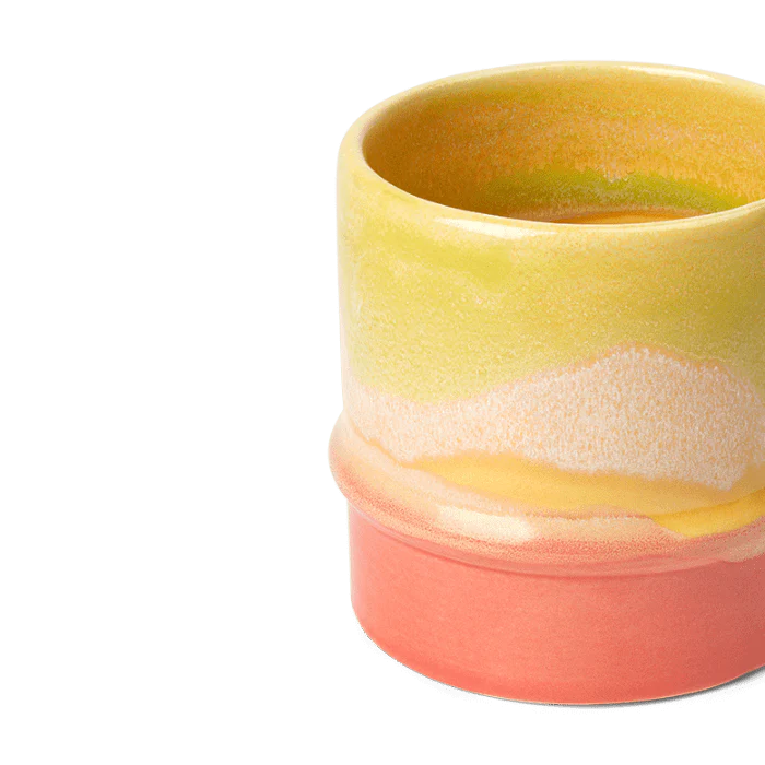 Kähler Poppery Mug 12.2 oz Pink/Mint/Yellow