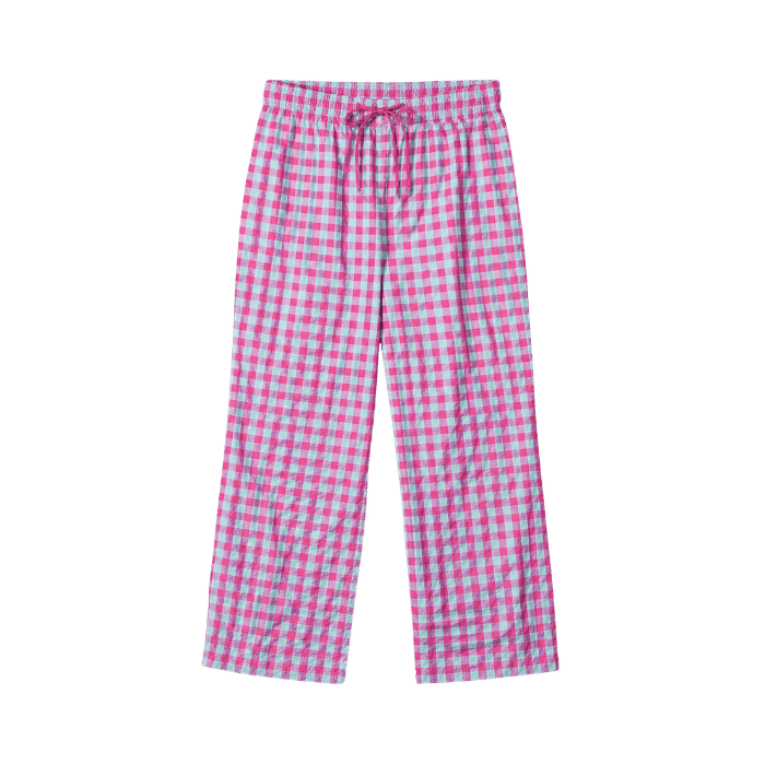 JUNA Bæk&Bølge Barbara Lounge Pants - Fuchsia/Mint, M/L