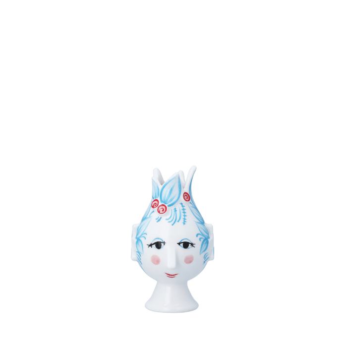Bjørn Wiinblad Titania - Candle Holder, Light Blue, H: 4.5