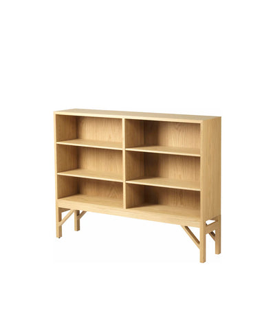 FDB Møbler A153 - Shelving unit Oak Nature Lacquered 36.8 x 48 x 10.2 in by Børge Mogensen
