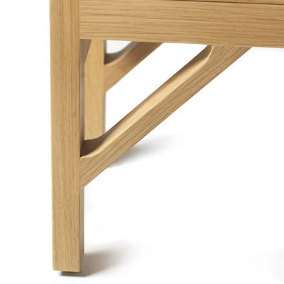FDB Møbler A154 - Shelving unit Oak Nature Lacquered 63 x 48 x 10.2 in by Børge Mogensen