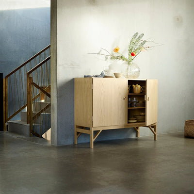 FDB Møbler A232 - Drawer for sideboard Oak Nature Lacquered Small by Børge Mogensen