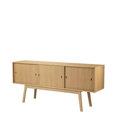 FDB Møbler A85 - Butler Sideboard Oak Nature Lacquered Nature front Lacquered by Foersom & Hiort-Lorenzen