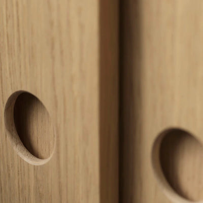 FDB Møbler A85 - Butler Sideboard Oak Nature Lacquered Nature front Lacquered by Foersom & Hiort-Lorenzen
