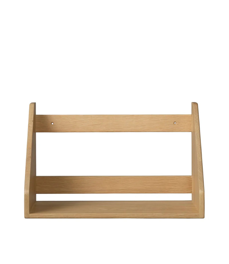 FDB Møbler B5 - Shelf - Nordic Swan Ecolabel 15.7 x 8.3 in Oak Solid Nature Lacquered by Børge Mogensen
