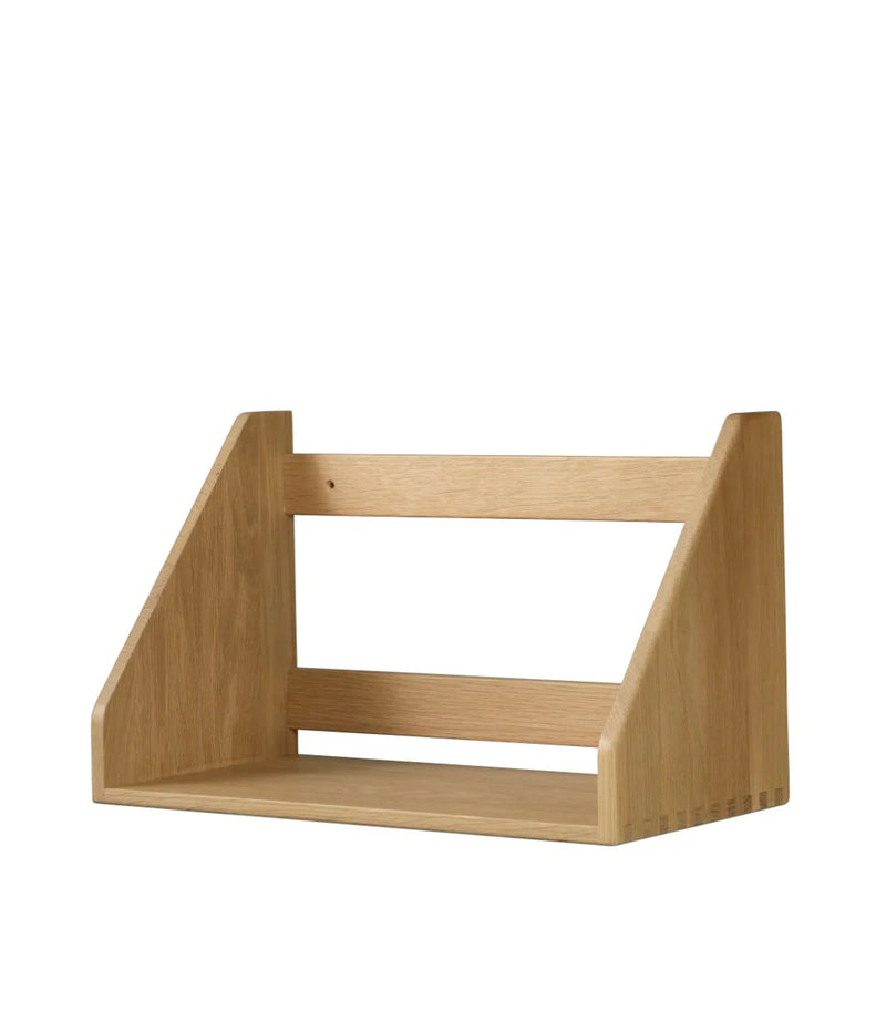 FDB Møbler B5 - Shelf - Nordic Swan Ecolabel 15.7 x 8.3 in Oak Solid Nature Lacquered by Børge Mogensen