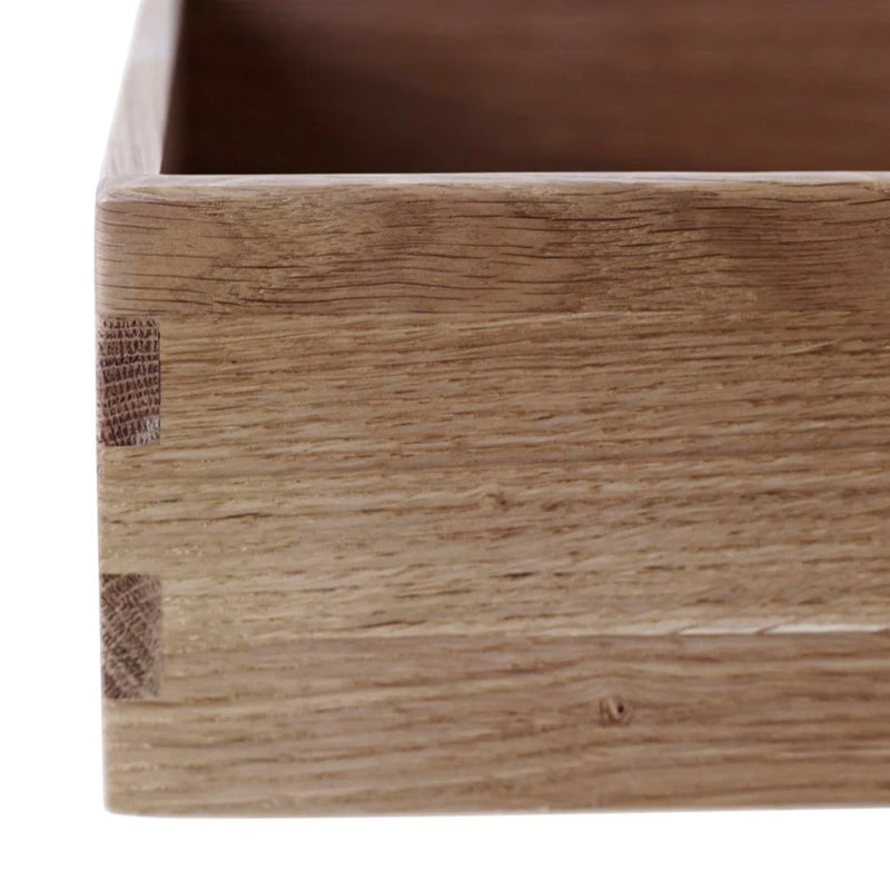 FDB Møbler B98 - Bookcase Plinth 3.9 x 14.2 x 6.7 in Oak Solid Nature Lacquered by Mogens Koch