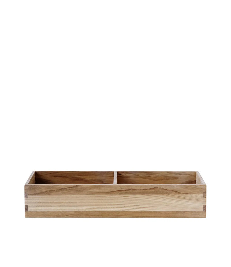 FDB Møbler B98 - Bookcase Plinth 3.9 x 21.3 x 6.7 in Oak Solid Nature Lacquered by Mogens Koch