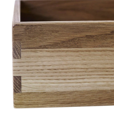 FDB Møbler B98 - Bookcase Plinth 3.9 x 21.3 x 6.7 in Oak Solid Nature Lacquered by Mogens Koch