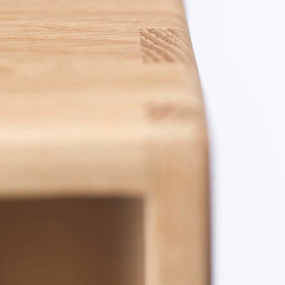 FDB Møbler B98 - Bookcase 14.2 x 21.3 x 11 in Oak Solid Nature Lacquered by Mogens Koch