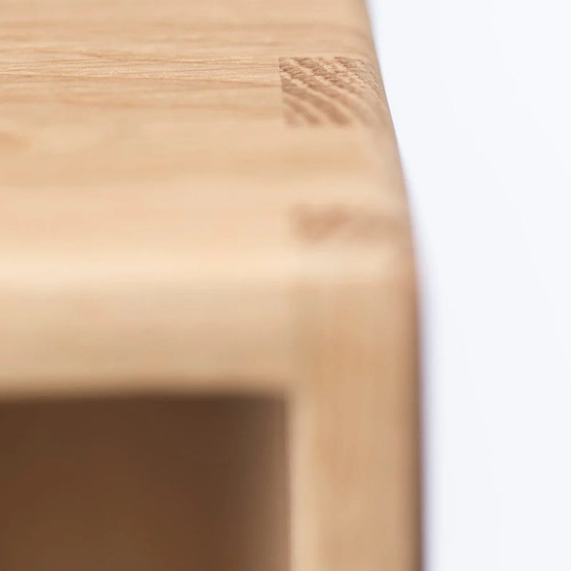 FDB Møbler B98 - Bookcase 14.2 x 21.3 x 11 in Oak Solid Nature Lacquered by Mogens Koch