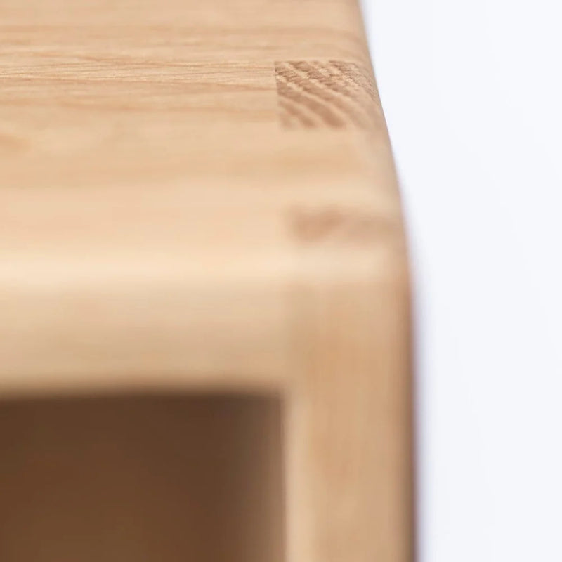 FDB Møbler B98 - Bookcase 14.2 x 21.3 x 12.6 in Oak Solid Nature Lacquered by Mogens Koch