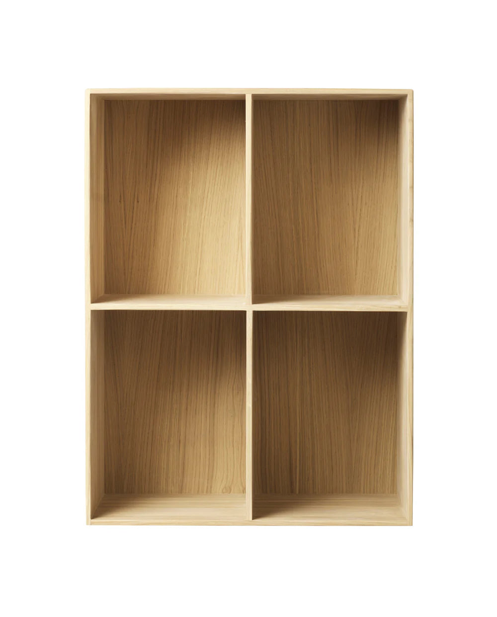 FDB Møbler B98 - Bookcase 21.3 x 28.3 x 12.6 in Oak Solid Nature Lacquered by Mogens Koch