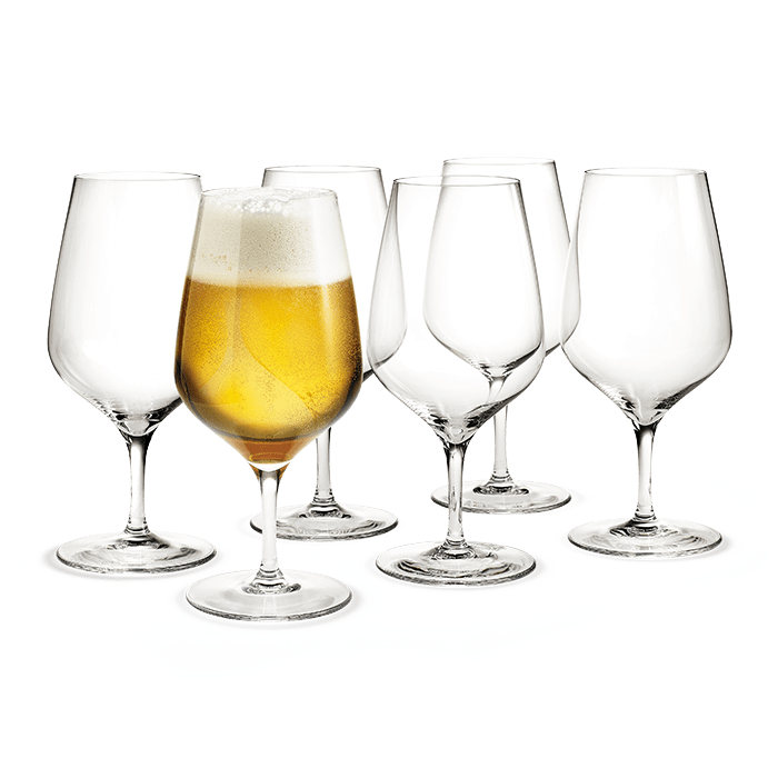 Holmegaard Cabernet - Beer Glass, V: 21.6 oz, 6 Pcs.