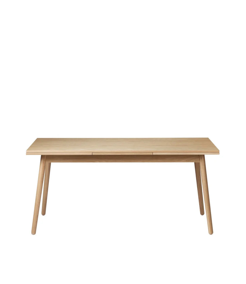 FDB Møbler C35AH - Dining Table w/Dutch Extension Oak Nature Lacquered Oak Nature by Poul M. Volther