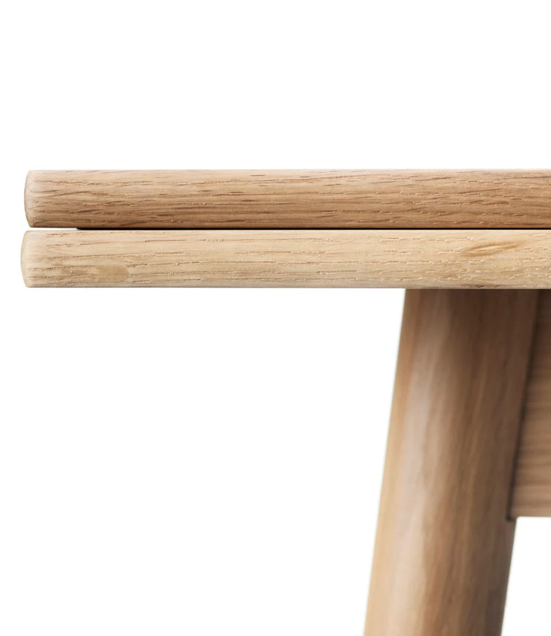 FDB Møbler C35AH - Dining Table w/Dutch Extension Oak Nature Lacquered Oak Nature by Poul M. Volther